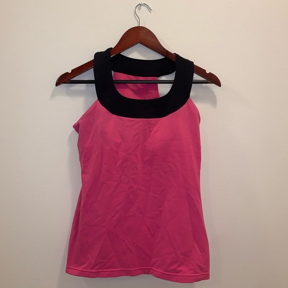 Zobha Pink & Black Sleeveless Tank top size 4 - Picture 3 of 10